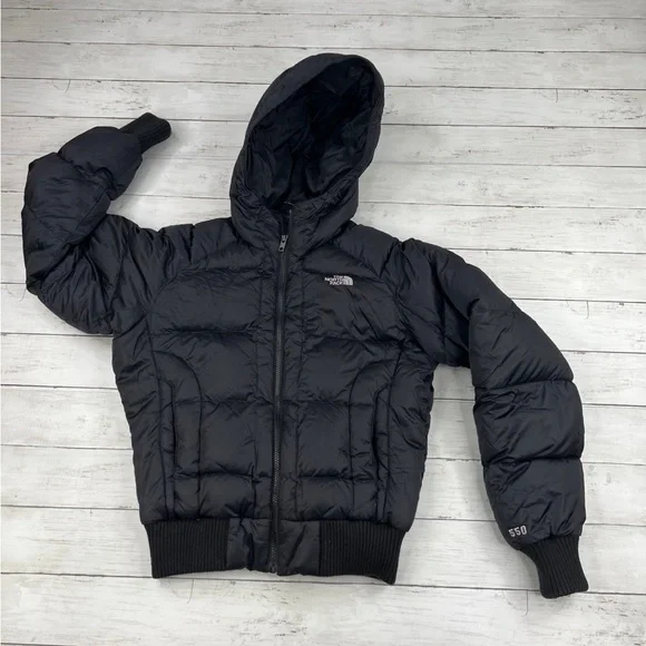 The Northface 550 Bomber Puffer Jacket Womens Size Medium HTF RARE